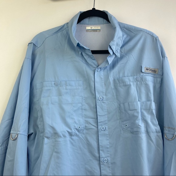 Columbia Mens Proformace Fishing Gear LFG Long Sleeve Size Medium - Picture 2 of 6